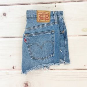 Levi’s Distressed Jean Shorts